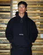 ICHPIG STRIKE CINCH-UP HOOD BLACK