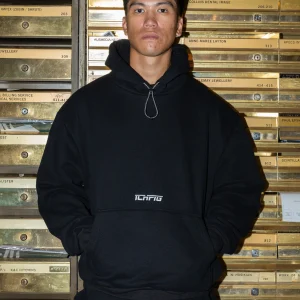 ICHPIG STRIKE CINCH-UP HOOD BLACK