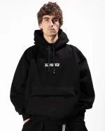 ICHPIG STRIKE ANORAK HOOD BLACK