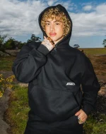 ODYSSEY SHOT-CORD HOOD BLACK