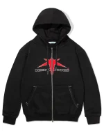 ICHPIG ALLSTAR ZIP-UP HOOD BLACK