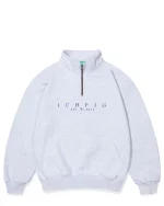 AUS SENTINEL 1/4 ZIP WHITE MARLE
