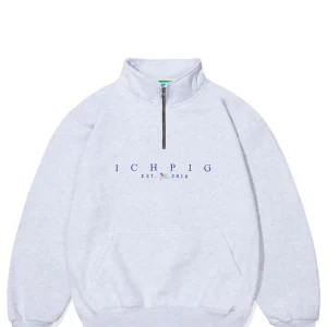 AUS SENTINEL 1/4 ZIP WHITE MARLE