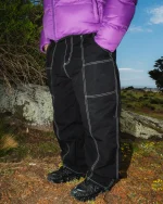 ICHPIG RIPSTOP UTILITY PANTS BLACK