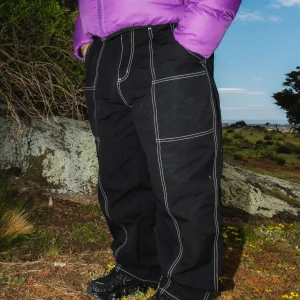 ICHPIG RIPSTOP UTILITY PANTS BLACK