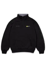 EMBLEM 1/4 ZIP BLACK