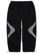 ICHPIG KINETIC TRACK PANTS BLACK / GUN METAL