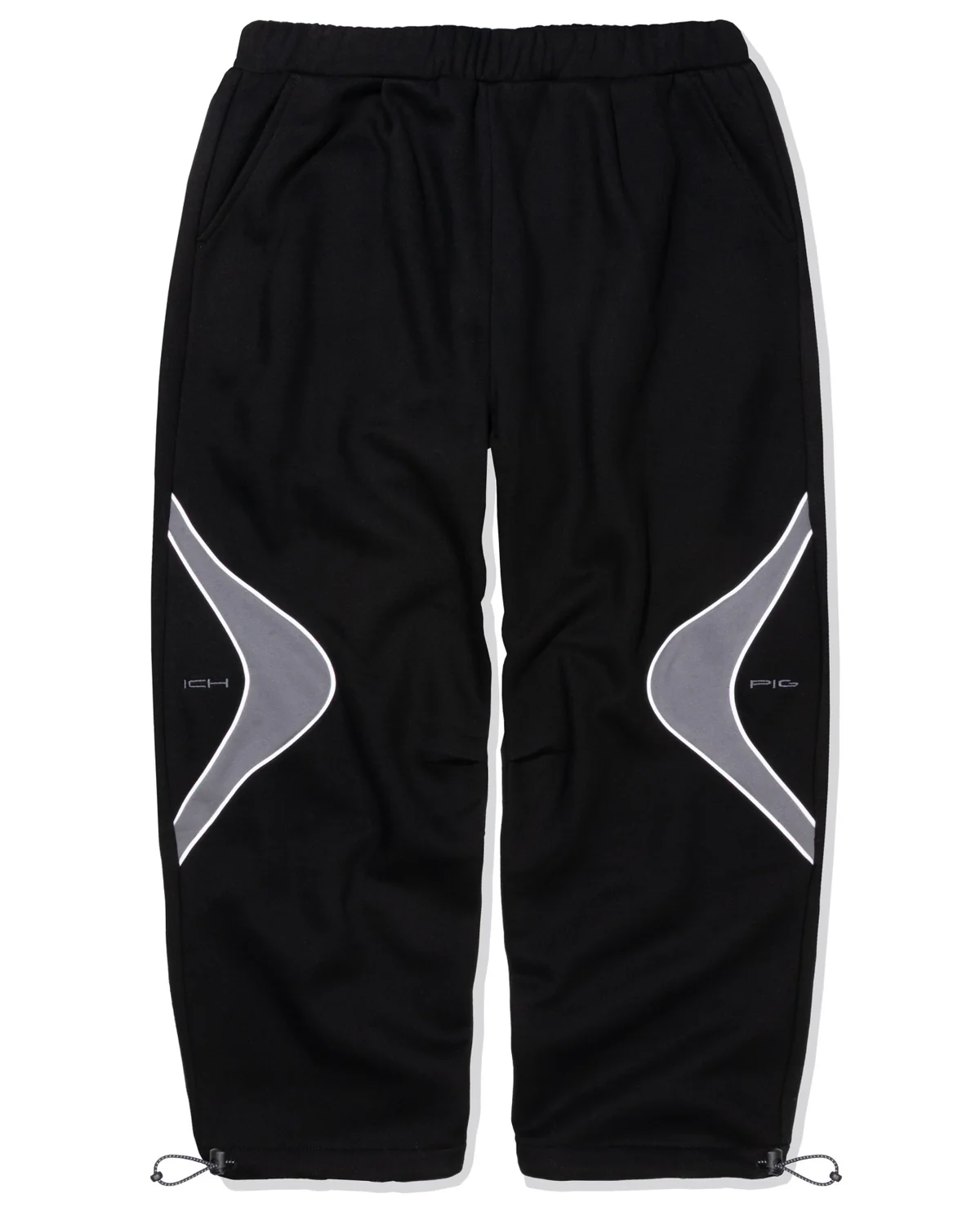 ICHPIG KINETIC TRACK PANTS BLACK / GUN METAL ICHPIG KINETIC TRACK PANTS BLACK / GUN METAL
