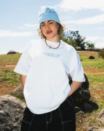 ICHPIG ODYSSEY TEE WHITE / SKY