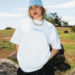 ICHPIG ODYSSEY TEE WHITE / SKY