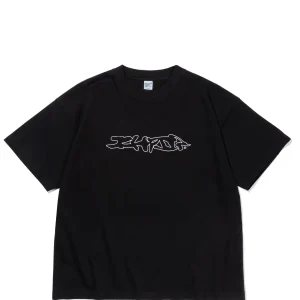 ICHPIG DISTORT TEE BLACK