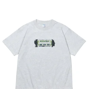 ICHPIG HEADWAVE TEE WHITE MARLE