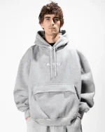 ICHPIG STRIKE ANORAK HOOD GREY MARLE