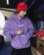 ICHPIG STRIKE ANORAK HOOD GRAPE