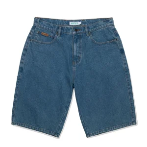 ICHPIG PIGASUS DENIM SHORTS WASHED INDIGO