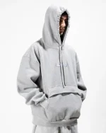 ICHPIG STRIKE ANORAK HOOD GREY MARLE