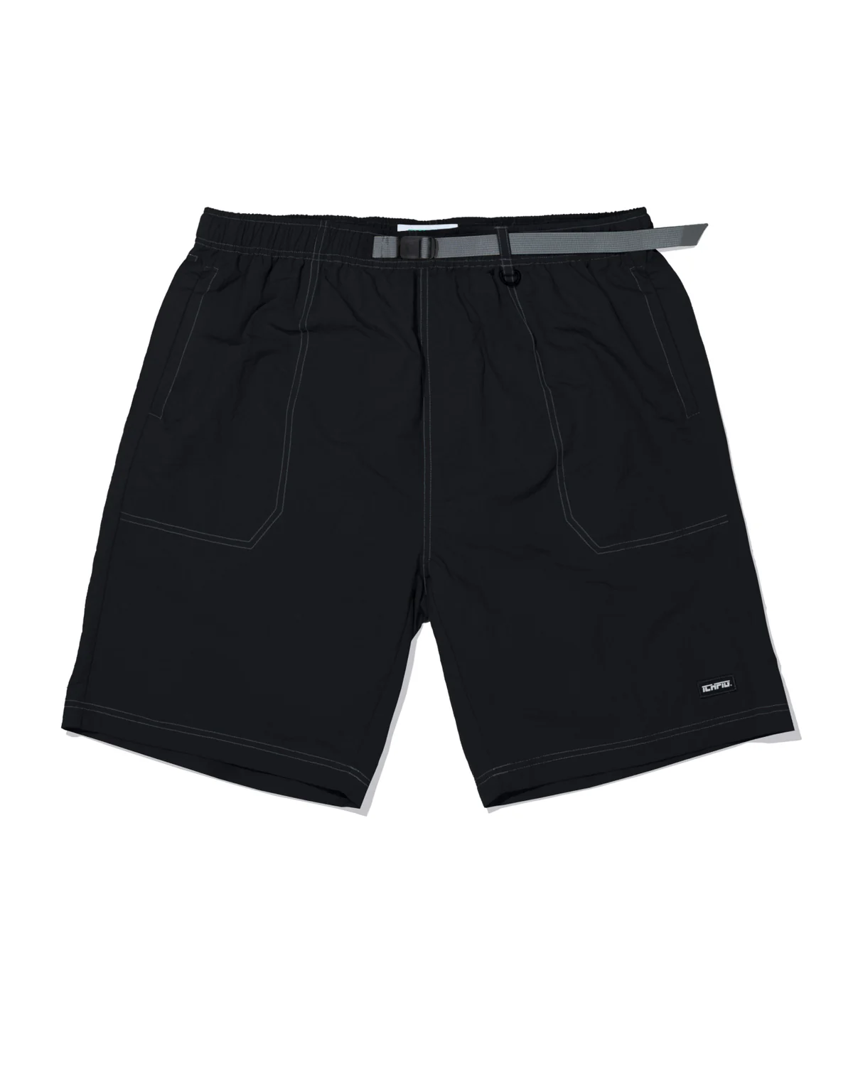 ICHPIG NYLON FIELD SHORTS BLACK ICHPIG NYLON FIELD SHORTS BLACK