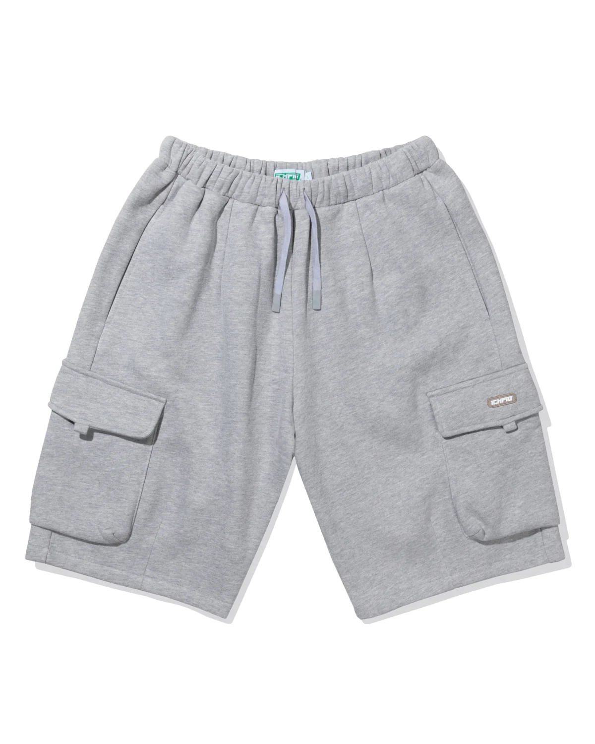 ICHPIG FLEECE CARGO SHORTS GREY MARLE ICHPIG FLEECE CARGO SHORTS GREY MARLE