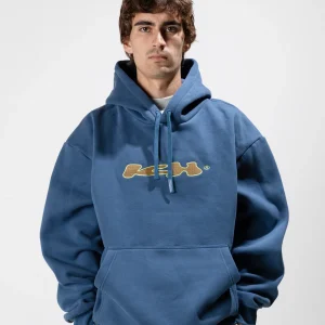 ICHPIG CONTOUR PULLCORD HOOD CERULEAN
