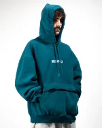 Ichpig STRIKE ANORAK HOOD DARK TEAL