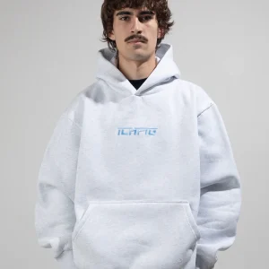 STRIKE CORDLESS HOOD WHITE MARLE / SKY BLUE