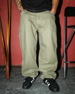 ICHPIG ALLSTAR CANVAS PANTS FADED OLIVE