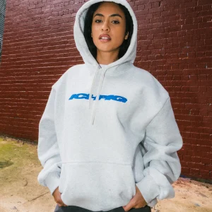 ICHPIG MOTION PULLCORD HOOD WHITE MARLE / ROYAL