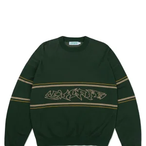 RAZOR KNITTED CREW DARK FOREST