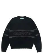 RAZOR KNITTED CREW BLACK