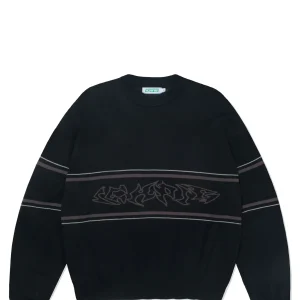 RAZOR KNITTED CREW BLACK