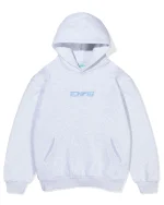 STRIKE CORDLESS HOOD WHITE MARLE / SKY BLUE