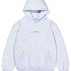 STRIKE CORDLESS HOOD WHITE MARLE / SKY BLUE
