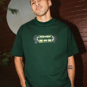 ICHPIG HEADWAVE TEE DARK FOREST