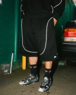 FLOWLINE PANEL SHORTS BLACK