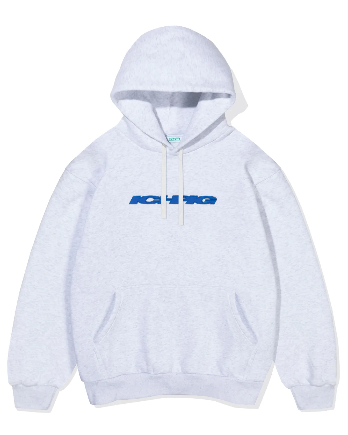 ICHPIG MOTION PULLCORD HOOD WHITE MARLE / ROYAL ICHPIG MOTION PULLCORD HOOD WHITE MARLE / ROYAL