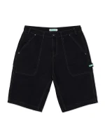 ICHPIG WORKSHOP CANVAS SHORTS FADED BLACK
