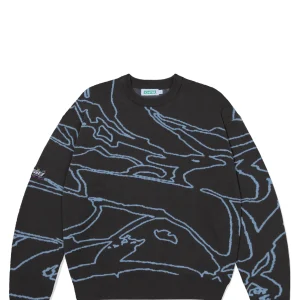 ODYSSEY KNITTED CREW CHARCOAL