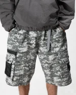 ICHPIG RIPSTOP TERRAIN CARGO SHORTS DIGI CAMO