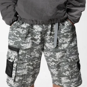 ICHPIG RIPSTOP TERRAIN CARGO SHORTS DIGI CAMO