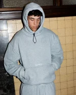 ICHPIG STRIKE CINCH-UP HOOD GREY MARLE